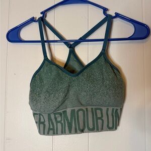 Under Armour Seamless Longline Sports Bra‎ Strappy Racerback Low Support